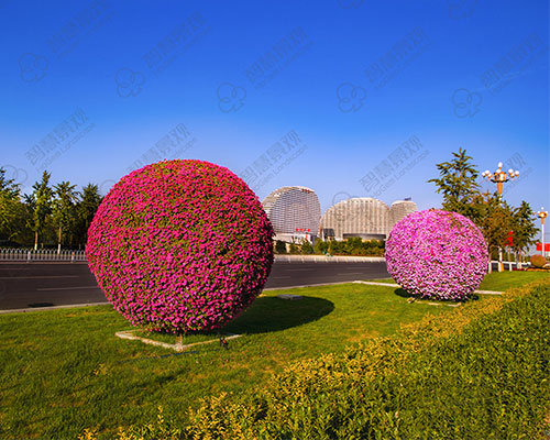 城市景觀花箱素材圖